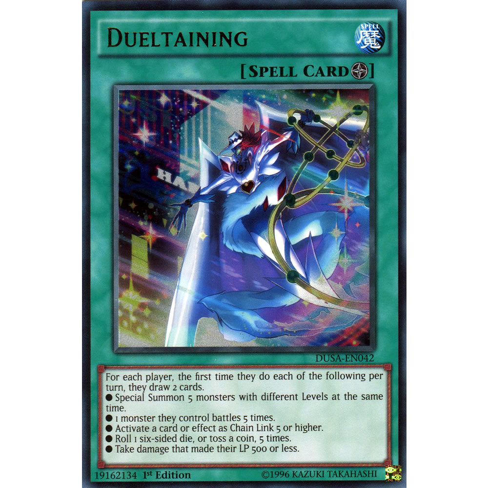 Dueltaining DUSA-EN042 Yu-Gi-Oh! Card from the Duelist Saga Set