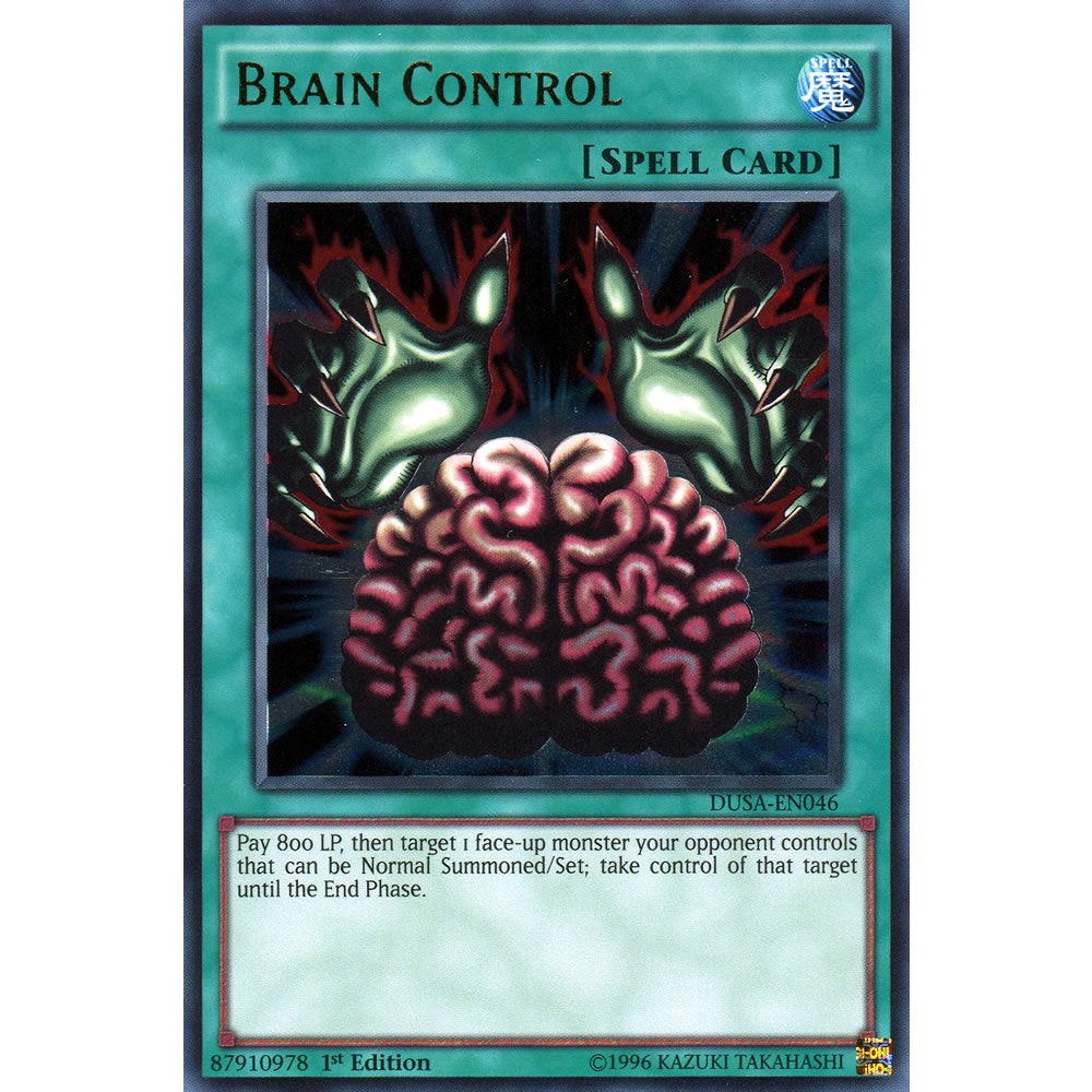 Brain Control DUSA-EN046 Yu-Gi-Oh! Card from the Duelist Saga Set