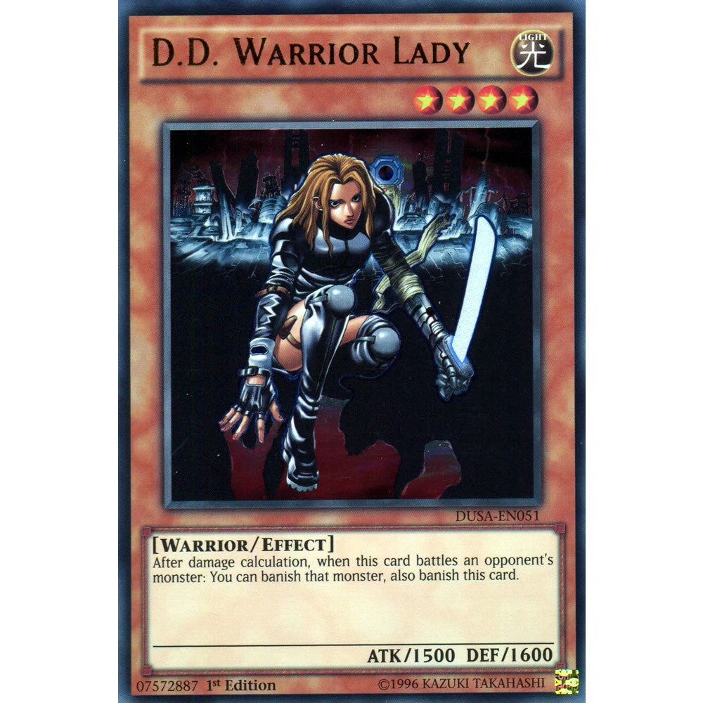 D.D. Warrior Lady DUSA-EN051 Yu-Gi-Oh! Card from the Duelist Saga Set