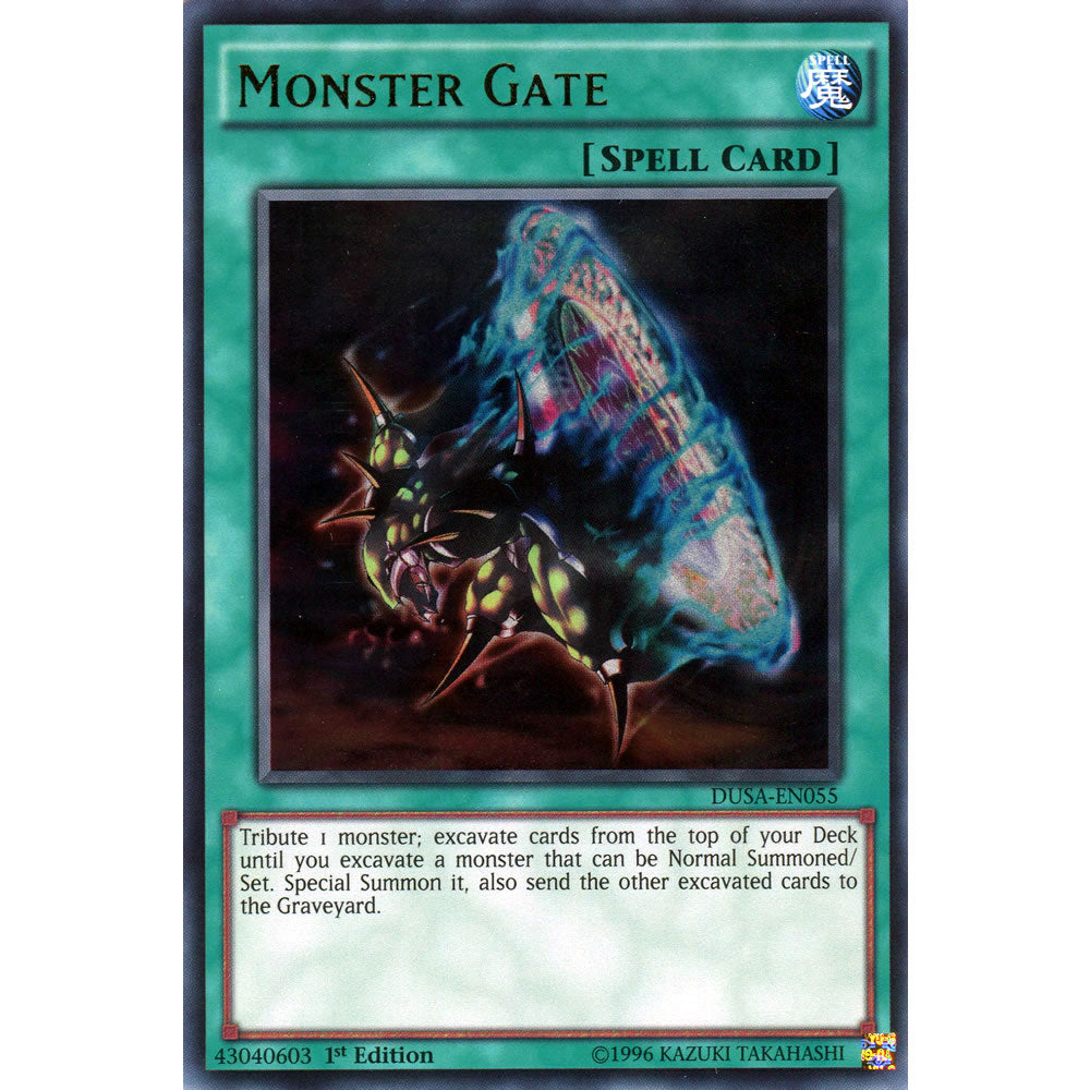 Monster Gate DUSA-EN055 Yu-Gi-Oh! Card from the Duelist Saga Set