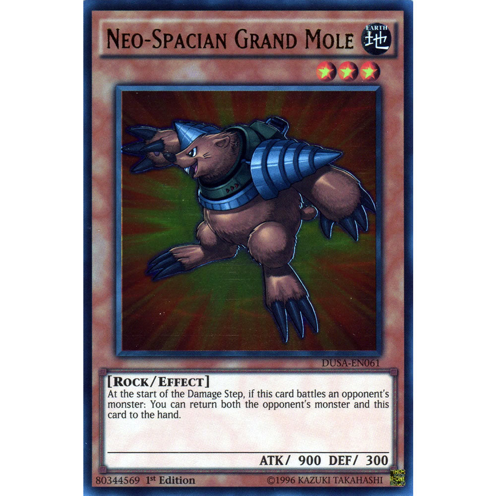 Neo-Spacian Grand Mole DUSA-EN061 Yu-Gi-Oh! Card from the Duelist Saga Set