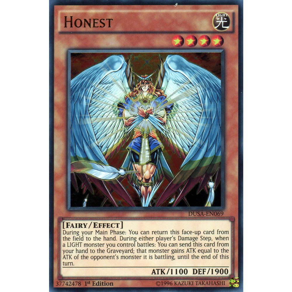 Honest DUSA-EN069 Yu-Gi-Oh! Card from the Duelist Saga Set