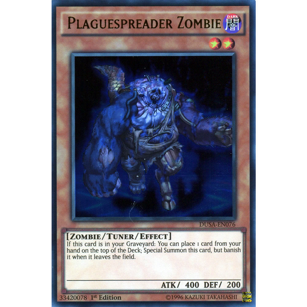 Plaguespreader Zombie DUSA-EN076 Yu-Gi-Oh! Card from the Duelist Saga Set