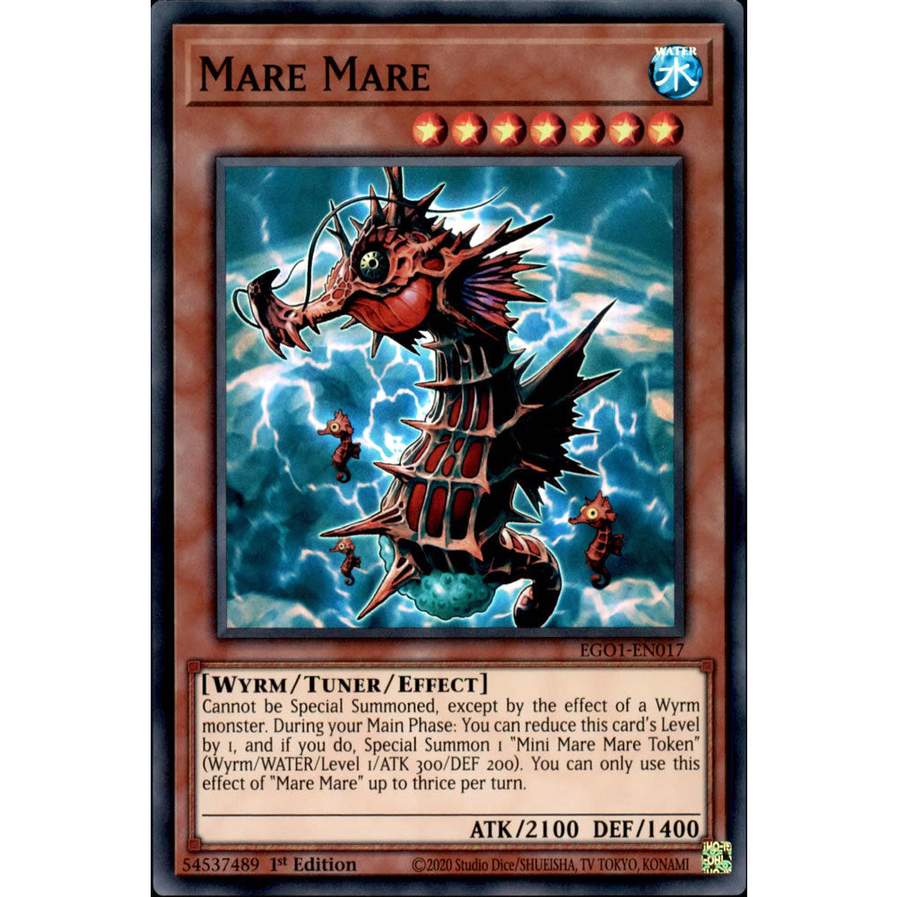 Mare Mare EGO1-EN017 Yu-Gi-Oh! Card from the Egyptian God Deck: Obelisk the Tormentor Set