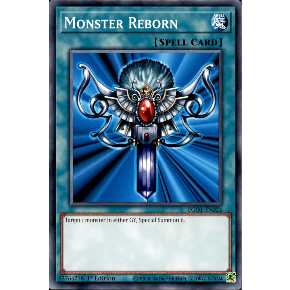 Monster Reborn EGO1-EN024 Yu-Gi-Oh! Card from the Egyptian God Deck: Obelisk the Tormentor Set