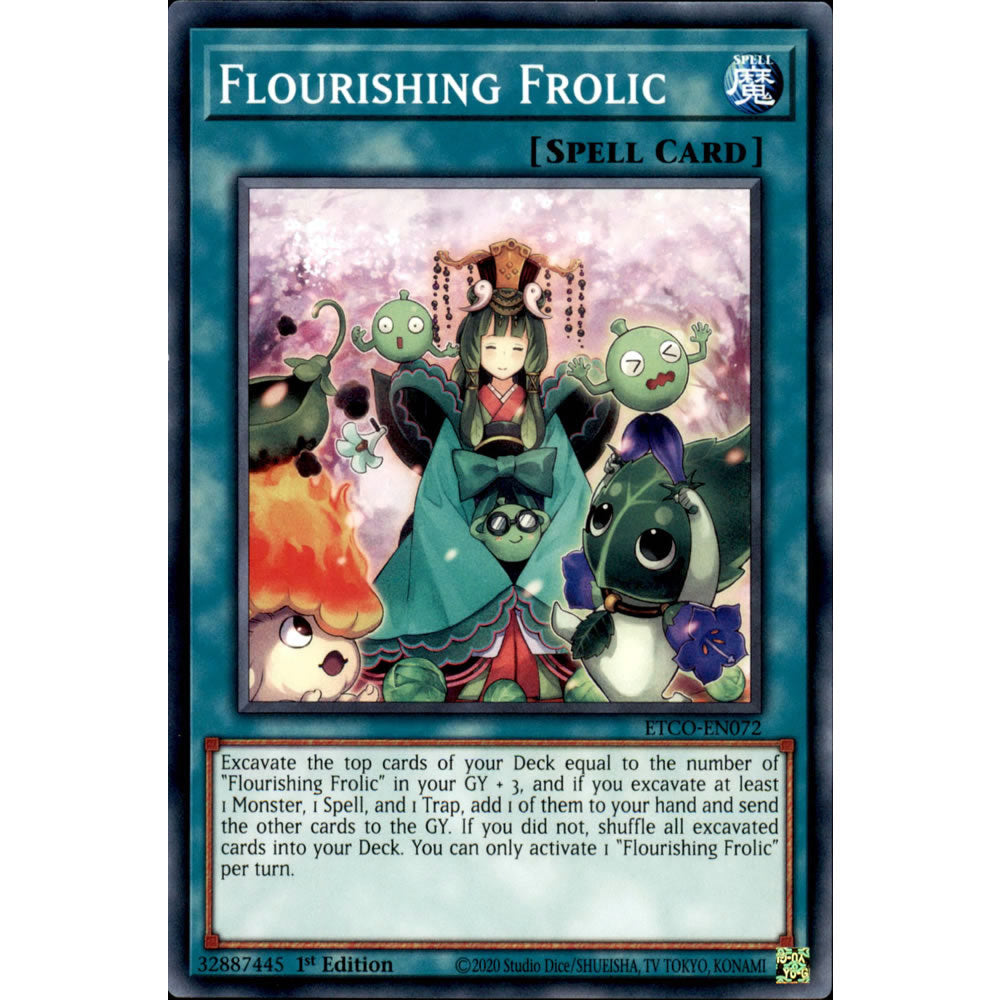 Flourishing Frolic ETCO-EN072 Yu-Gi-Oh! Card from the Eternity Code Set