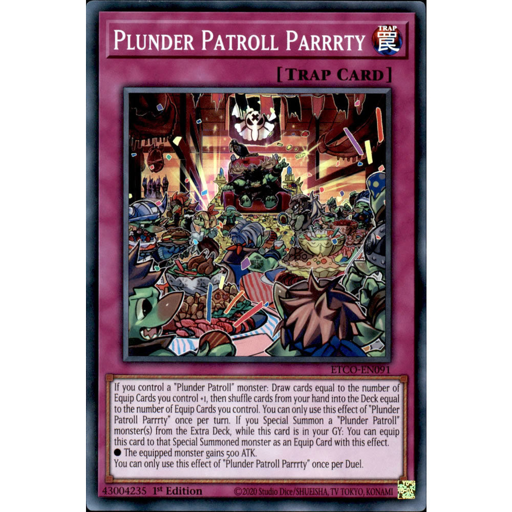 Plunder Patroll Parrrty ETCO-EN091 Yu-Gi-Oh! Card from the Eternity Code Set