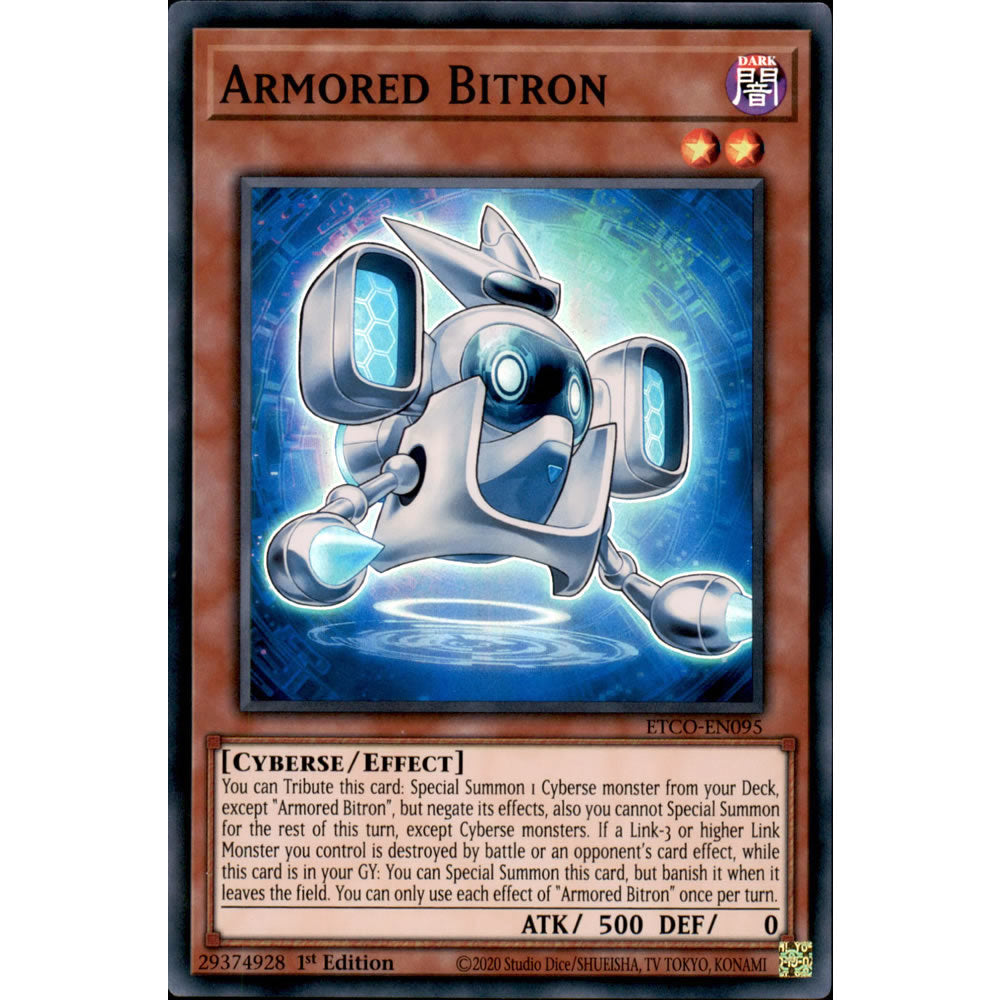 Armored Bitron ETCO-EN095 Yu-Gi-Oh! Card from the Eternity Code Set