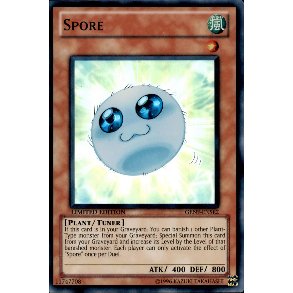 Spore GENF-ENSE2 Yu-Gi-Oh! Card from the Generation Force Special Edition Set