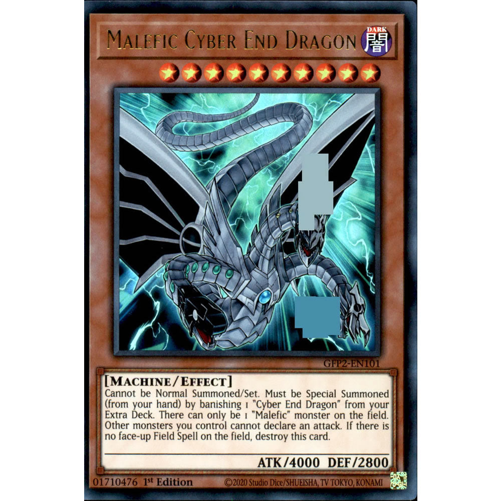 Malefic Cyber End Dragon GFP2-EN101 Yu-Gi-Oh! Card from the Ghosts From the Past: The 2nd Haunting Set