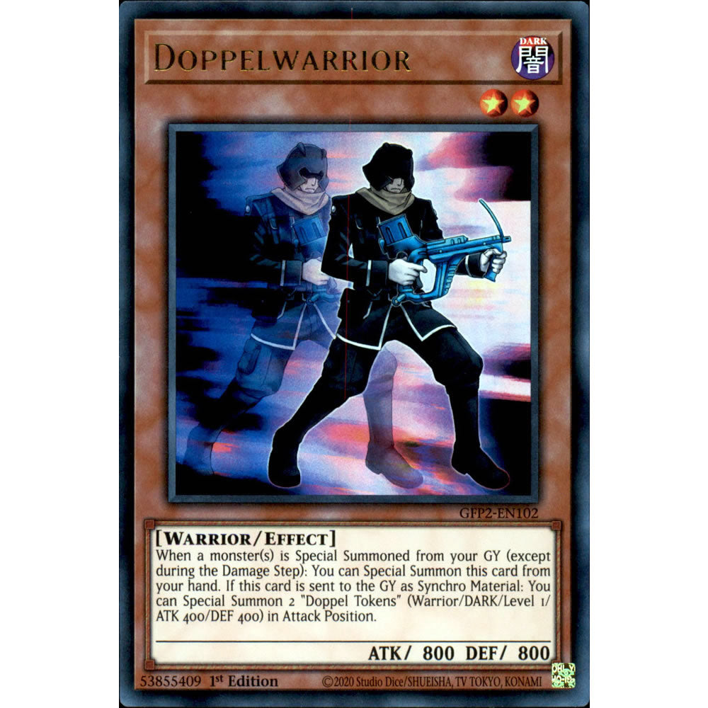 Doppelwarrior GFP2-EN102 Yu-Gi-Oh! Card from the Ghosts From the Past: The 2nd Haunting Set