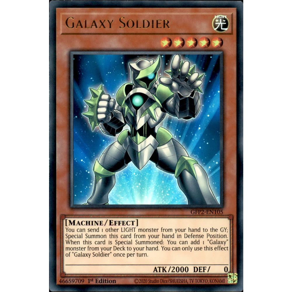 Galaxy Soldier GFP2-EN105 Yu-Gi-Oh! Card from the Ghosts From the Past: The 2nd Haunting Set