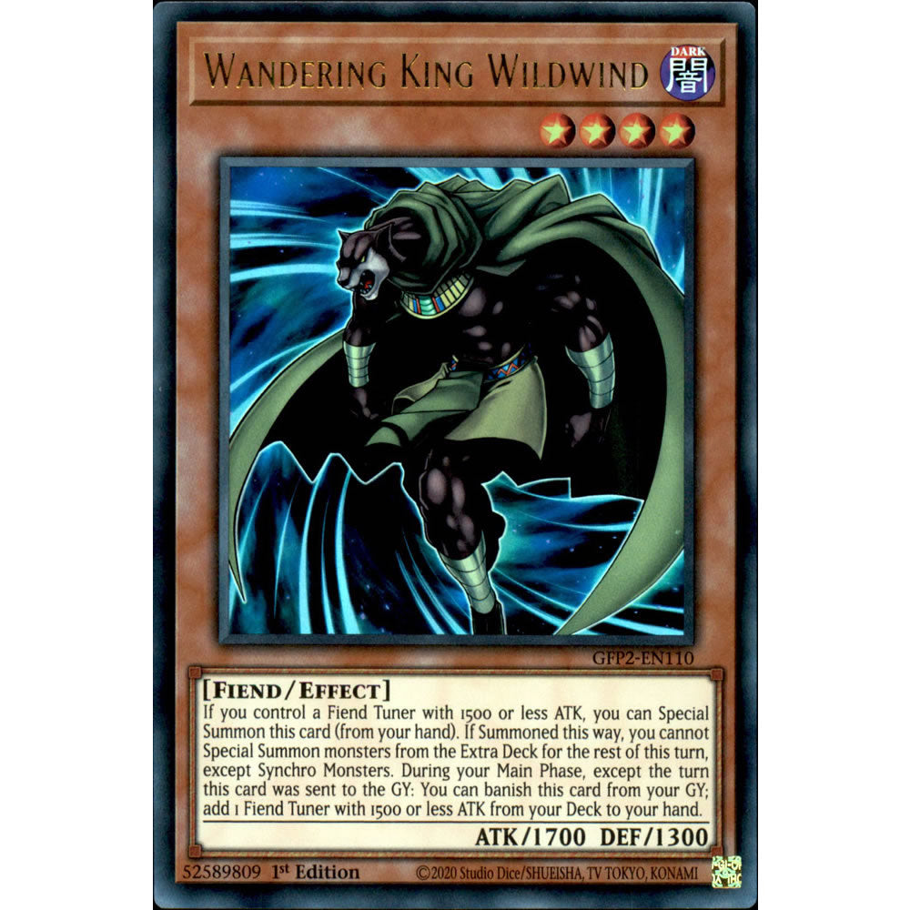 Wandering King Wildwind GFP2-EN110 Yu-Gi-Oh! Card from the Ghosts From the Past: The 2nd Haunting Set