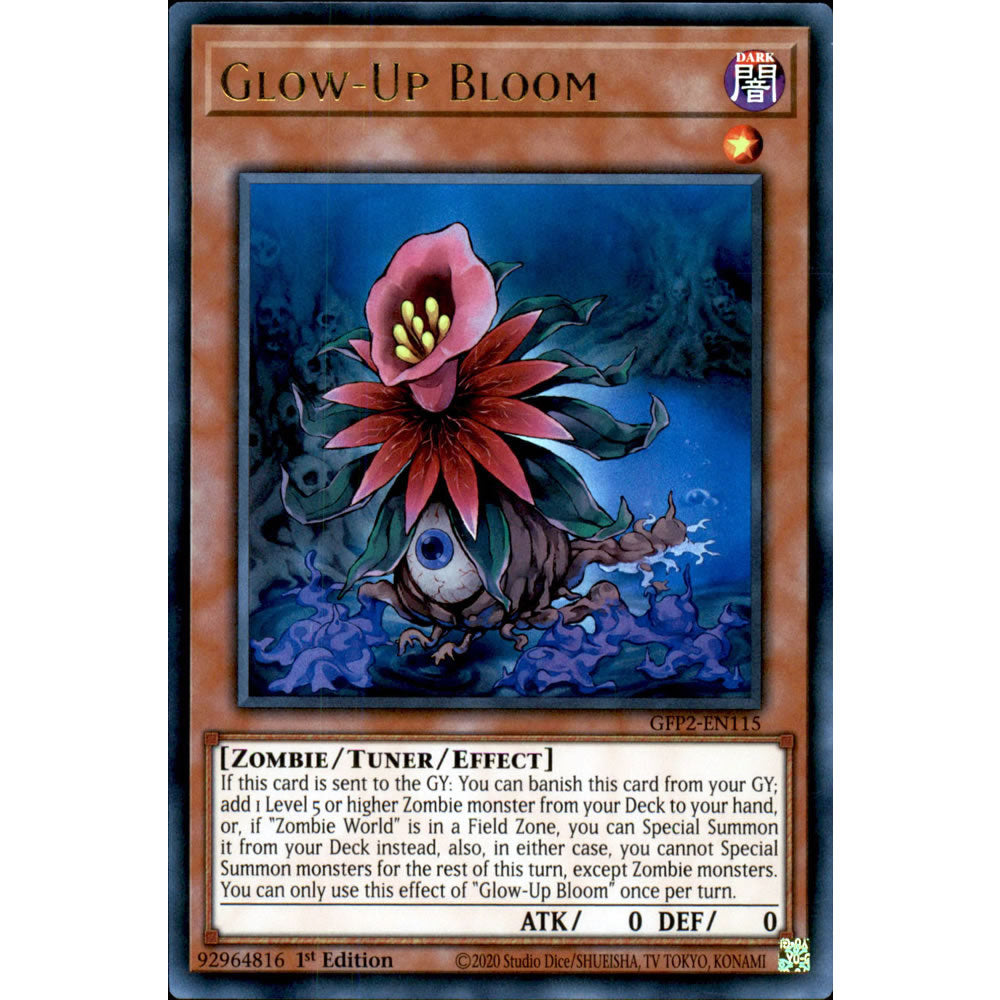 Glow-Up Bloom GFP2-EN115 Yu-Gi-Oh! Card from the Ghosts From the Past: The 2nd Haunting Set