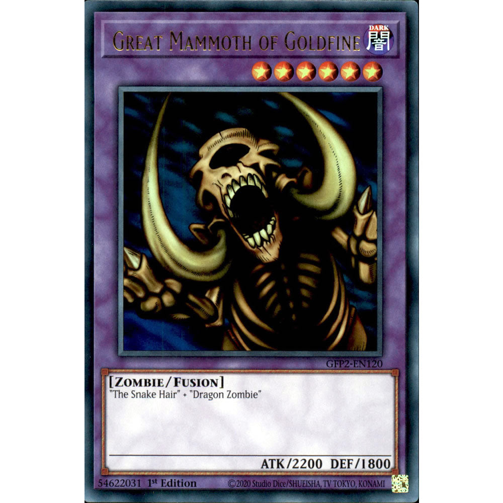 Great Mammoth of Goldfine GFP2-EN120 Yu-Gi-Oh! Card from the Ghosts From the Past: The 2nd Haunting Set