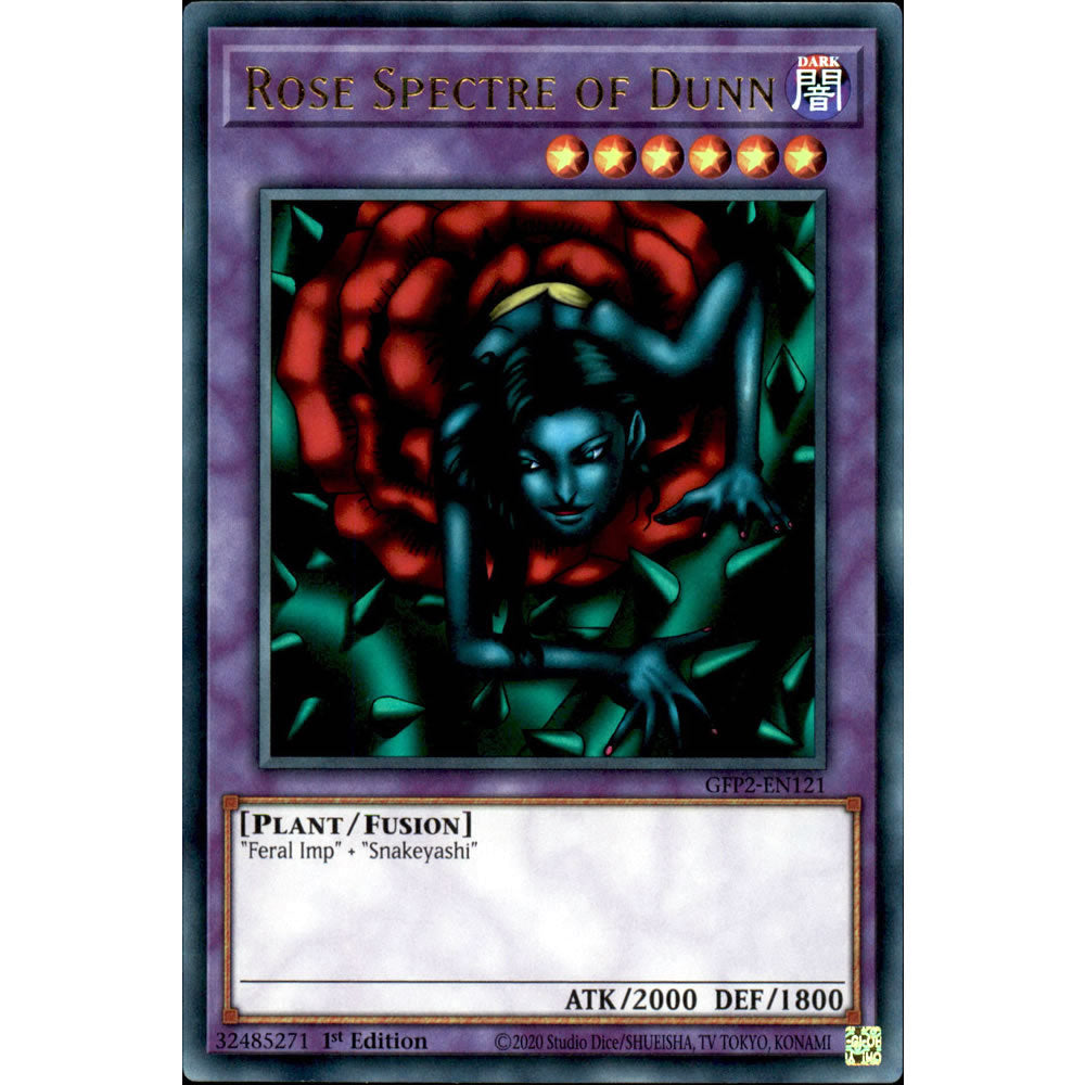 Rose Spectre of Dunn GFP2-EN121 Yu-Gi-Oh! Card from the Ghosts From the Past: The 2nd Haunting Set