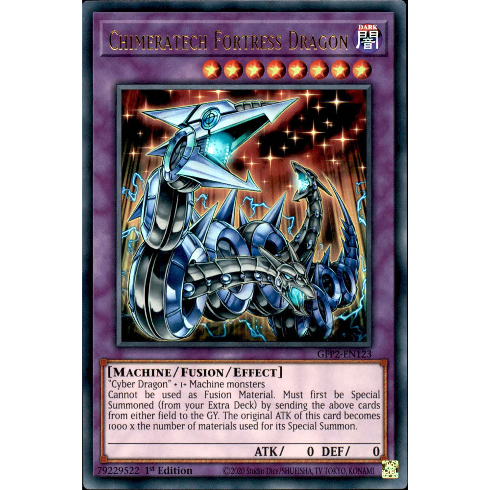 Chimeratech Fortress Dragon GFP2-EN123 Yu-Gi-Oh! Card from the Ghosts From the Past: The 2nd Haunting Set