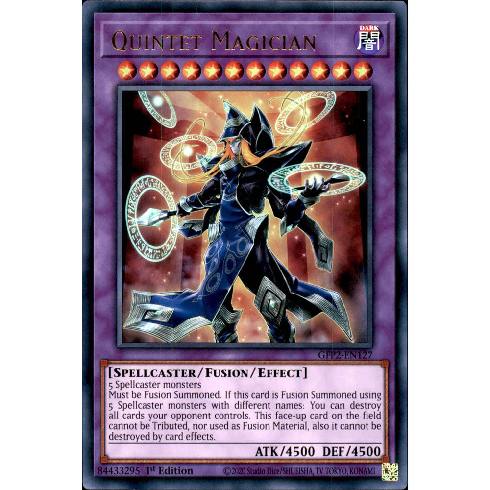 Quintet Magician GFP2-EN127 Yu-Gi-Oh! Card from the Ghosts From the Past: The 2nd Haunting Set