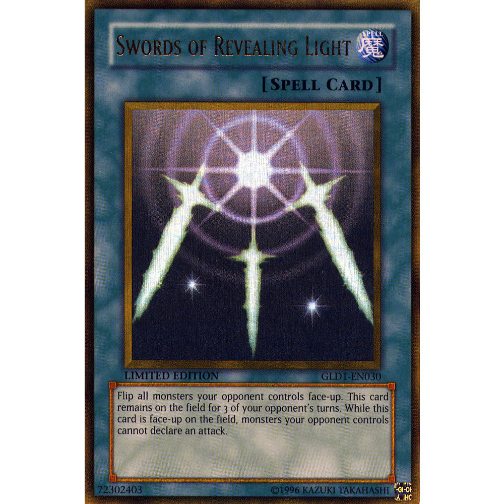 Swords of Revealing Light GLD1-EN030 Yu-Gi-Oh! Card from the Gold Series 1 Set