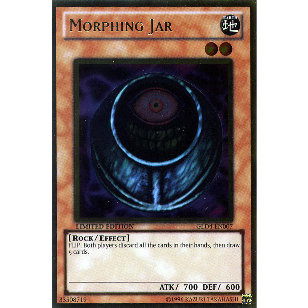 Morphing Jar GLD4-EN007 Yu-Gi-Oh! Card from the Gold Series 4: Pyramids Edition Set