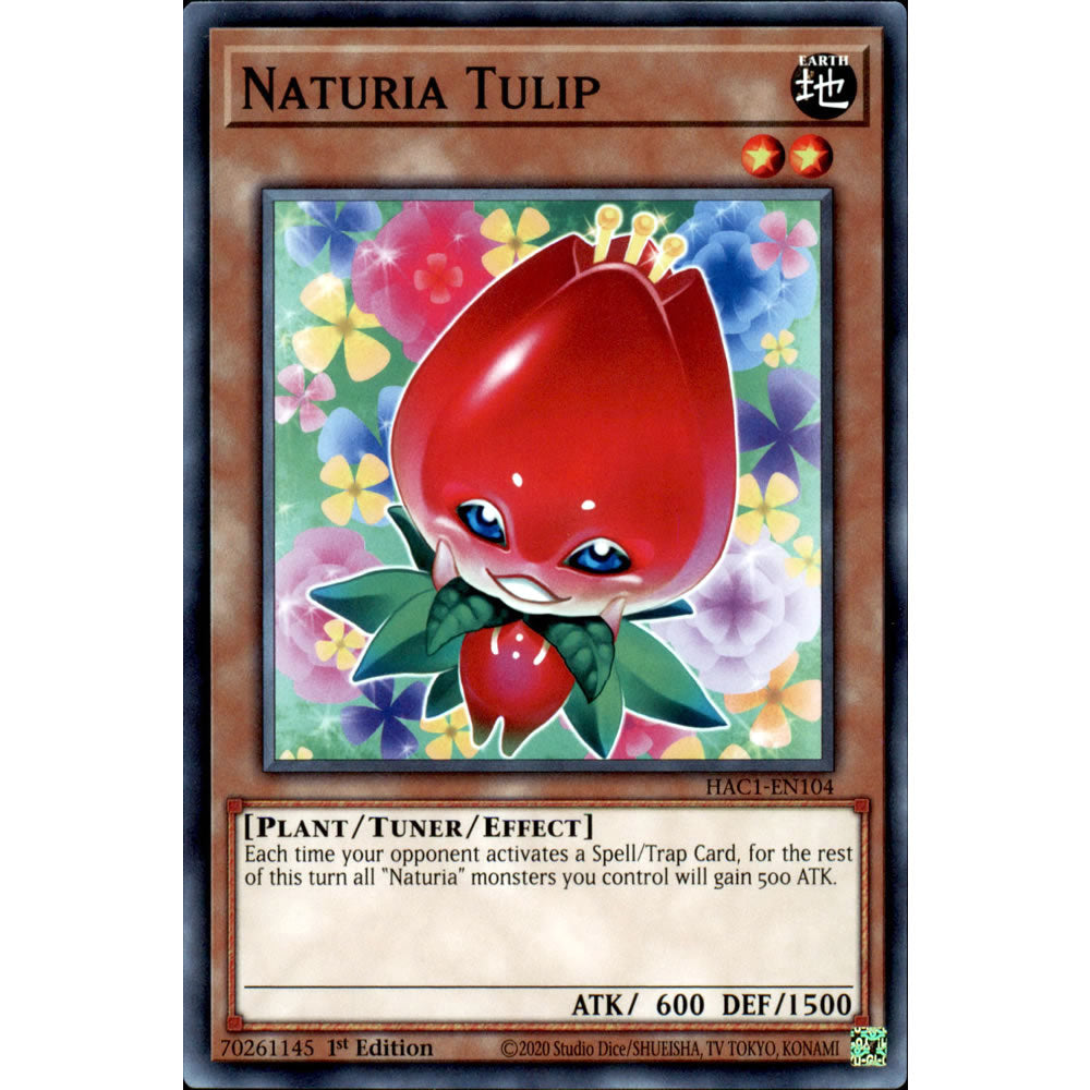 Naturia Tulip HAC1-EN104 Yu-Gi-Oh! Card from the Hidden Arsenal: Chapter 1 Set