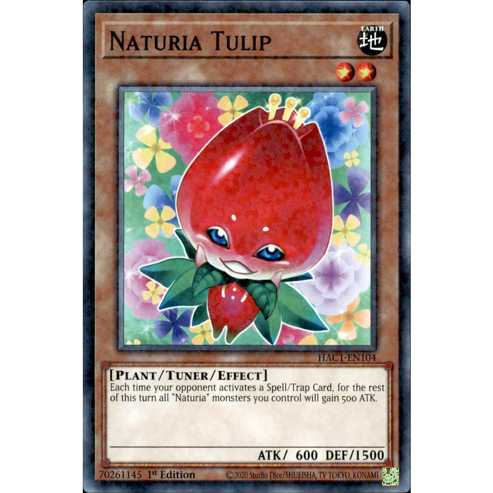 Naturia Tulip HAC1-EN104 Yu-Gi-Oh! Card from the Hidden Arsenal: Chapter 1 Set