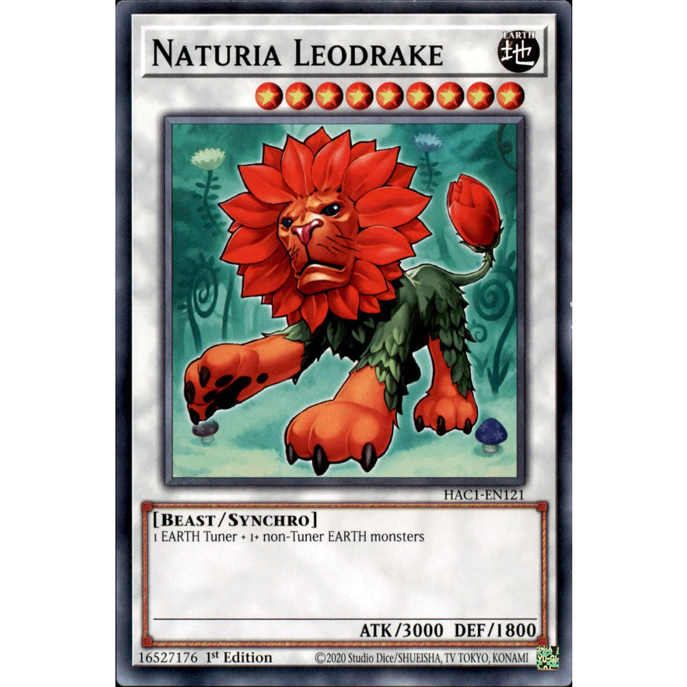 Naturia Leodrake HAC1-EN121 Yu-Gi-Oh! Card from the Hidden Arsenal: Chapter 1 Set