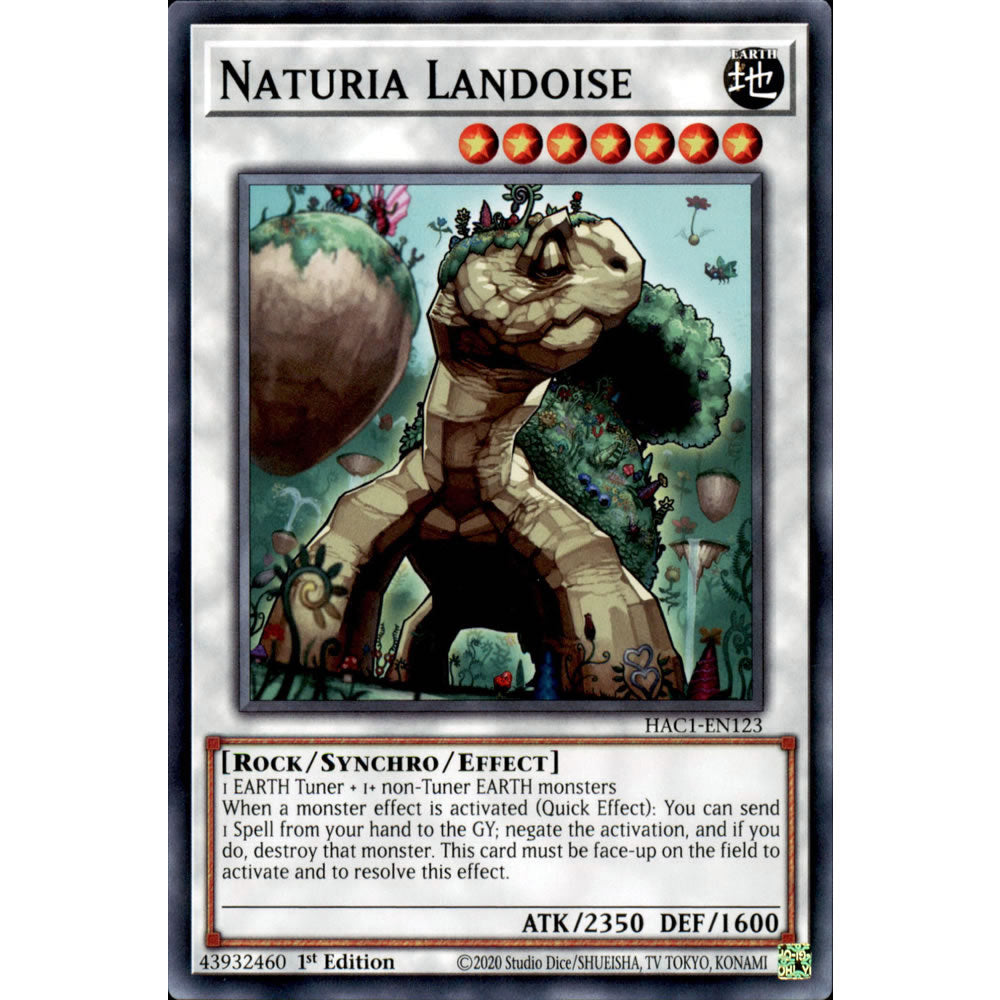 Naturia Landoise HAC1-EN123 Yu-Gi-Oh! Card from the Hidden Arsenal: Chapter 1 Set