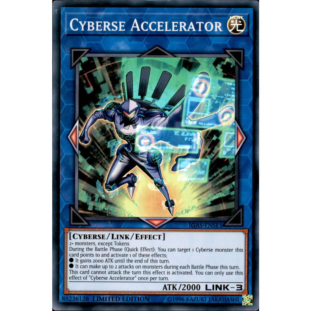 Cyberse Accelerator IGAS-ENSE1 Yu-Gi-Oh! Card from the Ignition Assault Special Edition Set