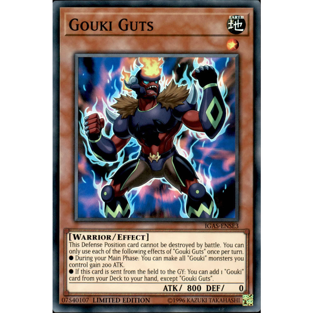 Gouki Guts IGAS-ENSE3 Yu-Gi-Oh! Card from the Ignition Assault Special Edition Set