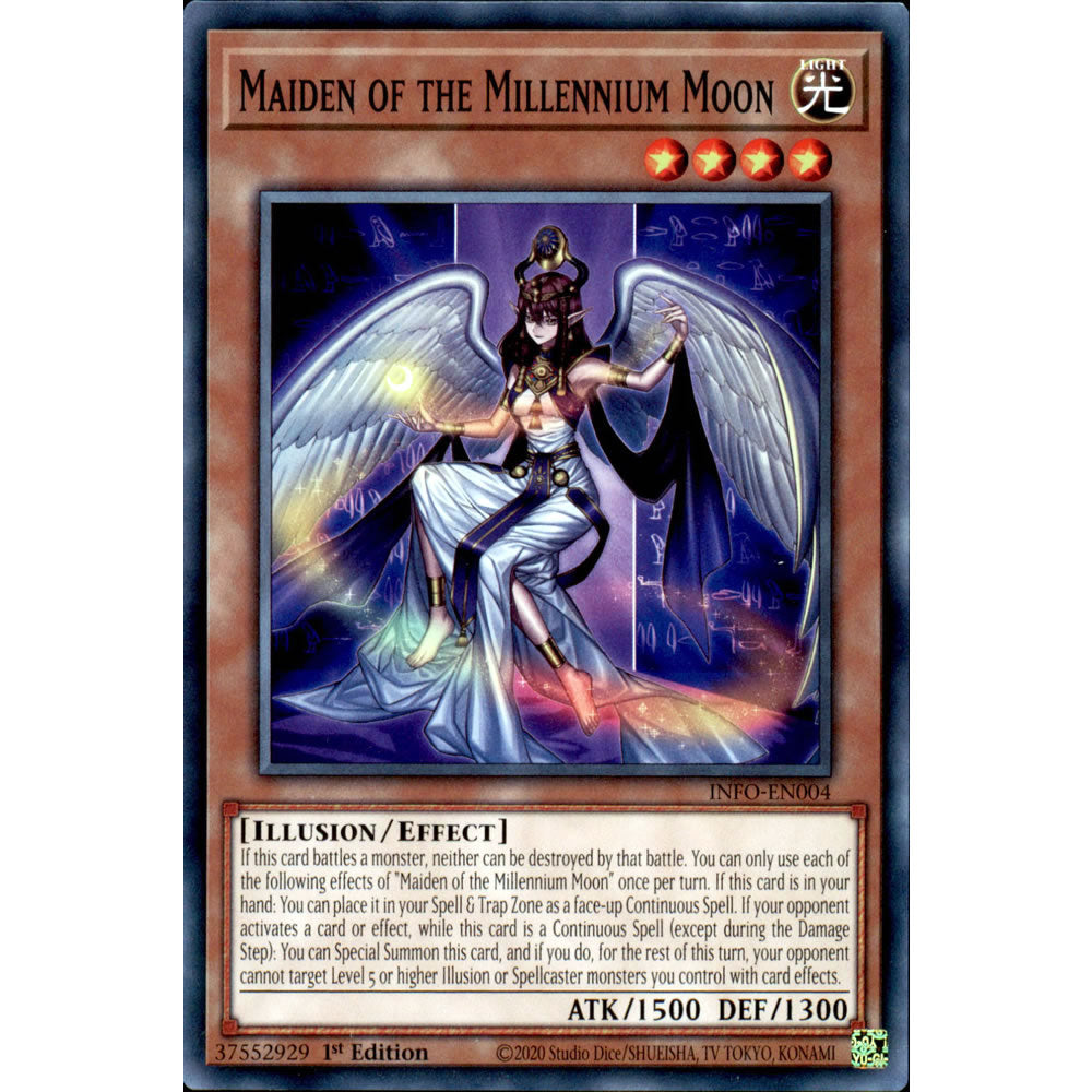 Maiden of the Millennium Moon INFO-EN004 Yu-Gi-Oh! Card from the The Infinite Forbidden Set