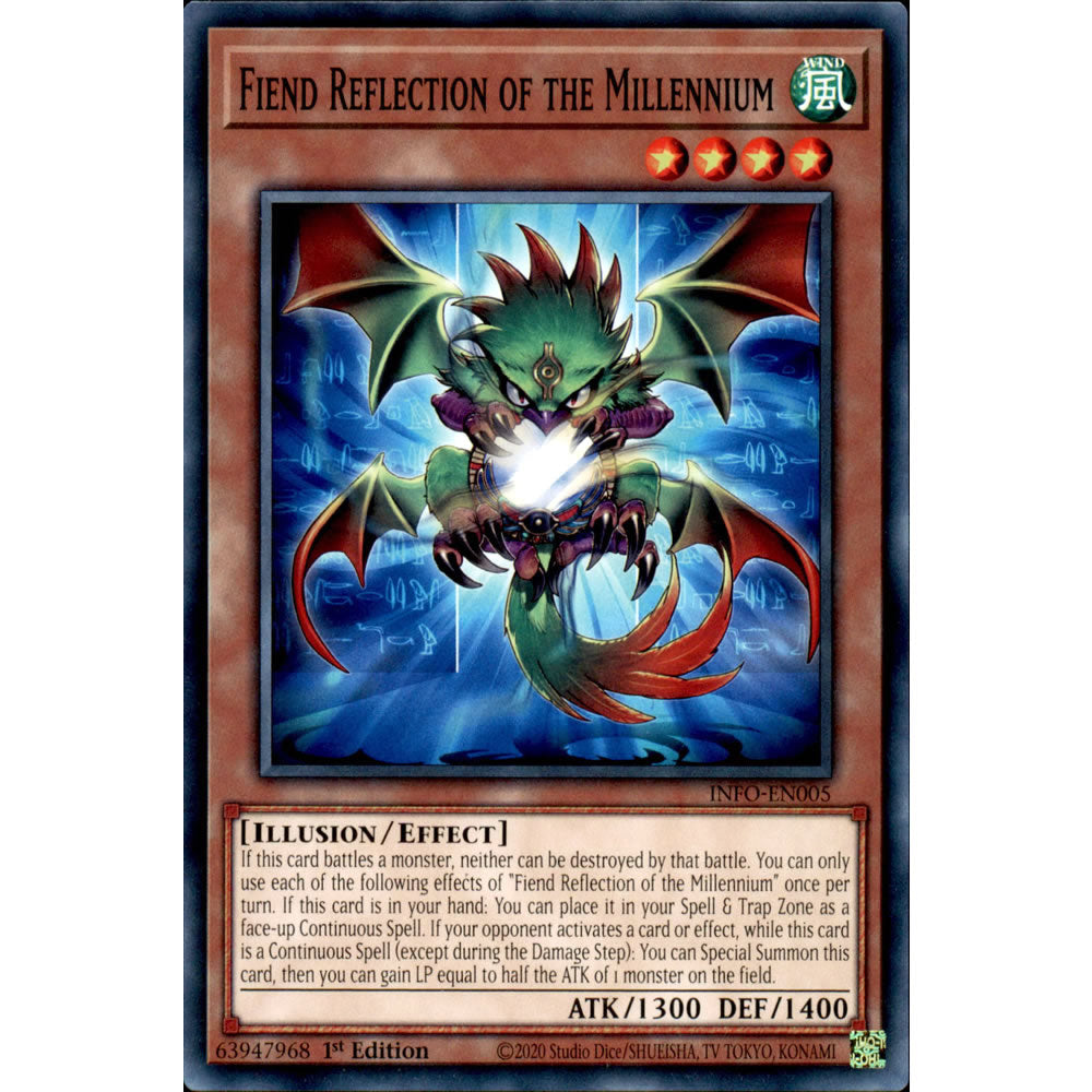 Fiend Reflection of the Millennium INFO-EN005 Yu-Gi-Oh! Card from the The Infinite Forbidden Set