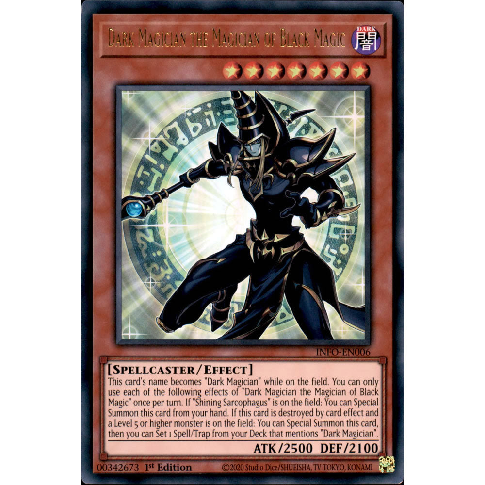 Dark Magician the Magician of Black Magic INFO-EN006 Yu-Gi-Oh! Card from the The Infinite Forbidden Set