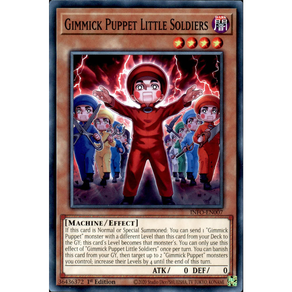 Gimmick Puppet Little Soldiers INFO-EN007 Yu-Gi-Oh! Card from the The Infinite Forbidden Set