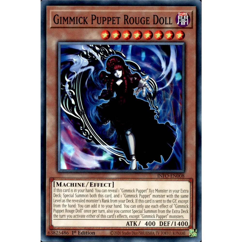 Gimmick Puppet Rouge Doll INFO-EN008 Yu-Gi-Oh! Card from the The Infinite Forbidden Set