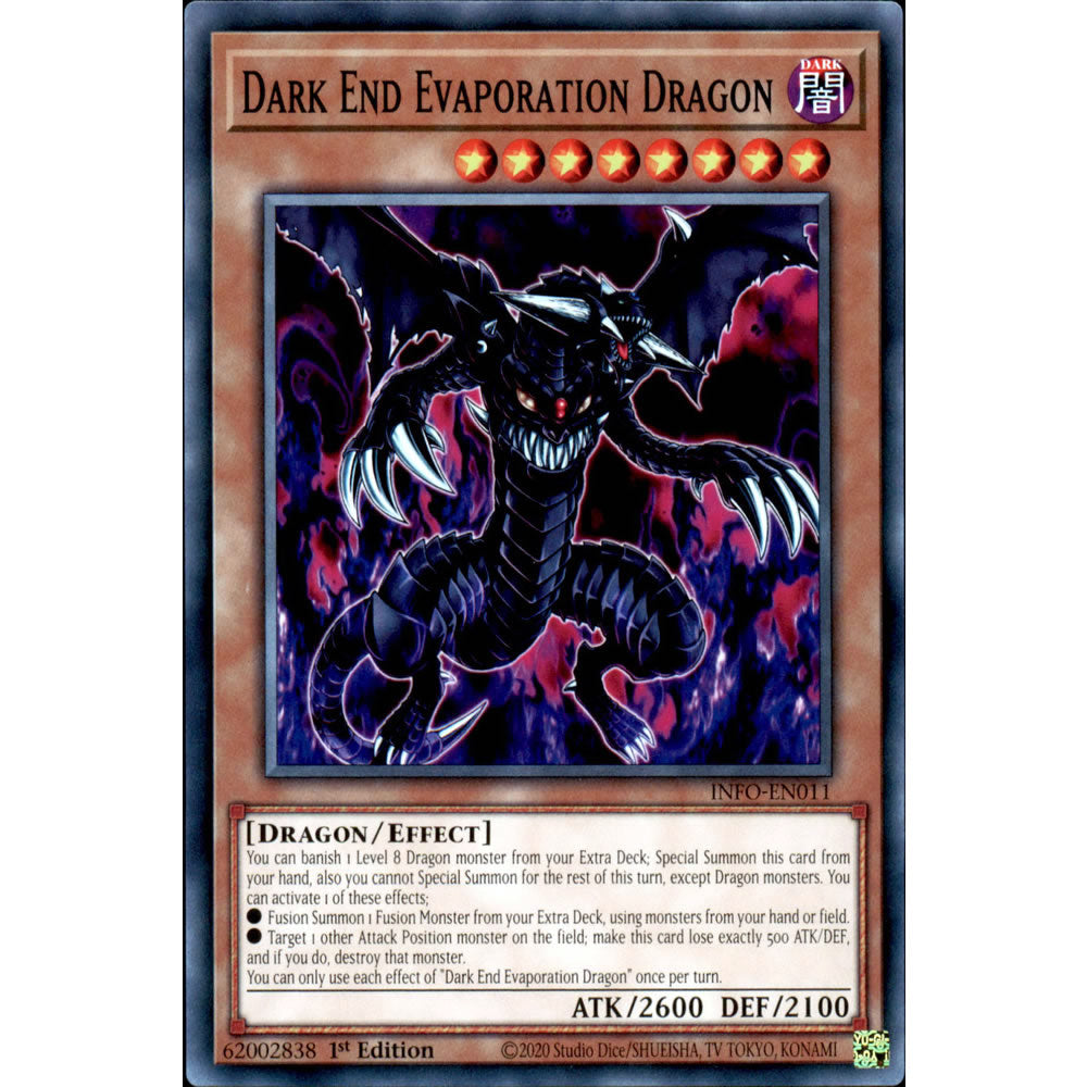 Dark End Evaporation Dragon INFO-EN011 Yu-Gi-Oh! Card from the The Infinite Forbidden Set