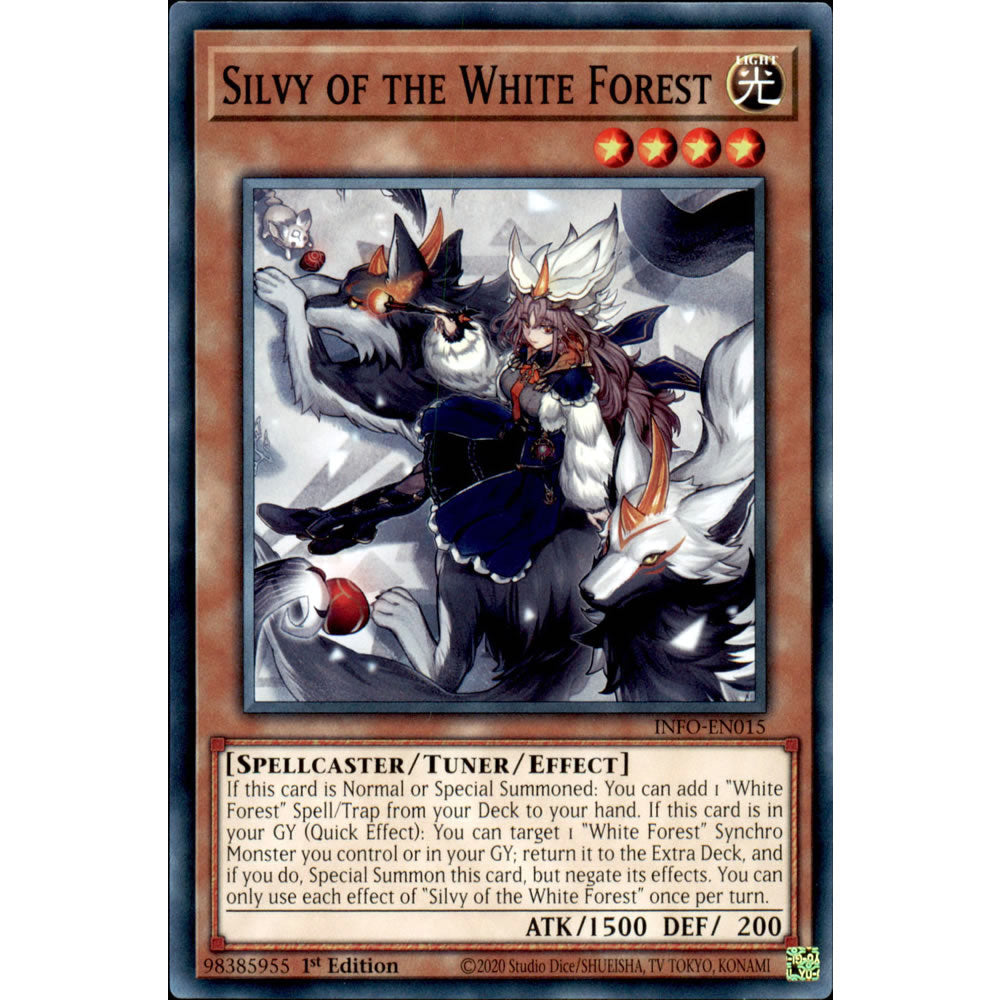 Silvy of the White Forest INFO-EN015 Yu-Gi-Oh! Card from the The Infinite Forbidden Set