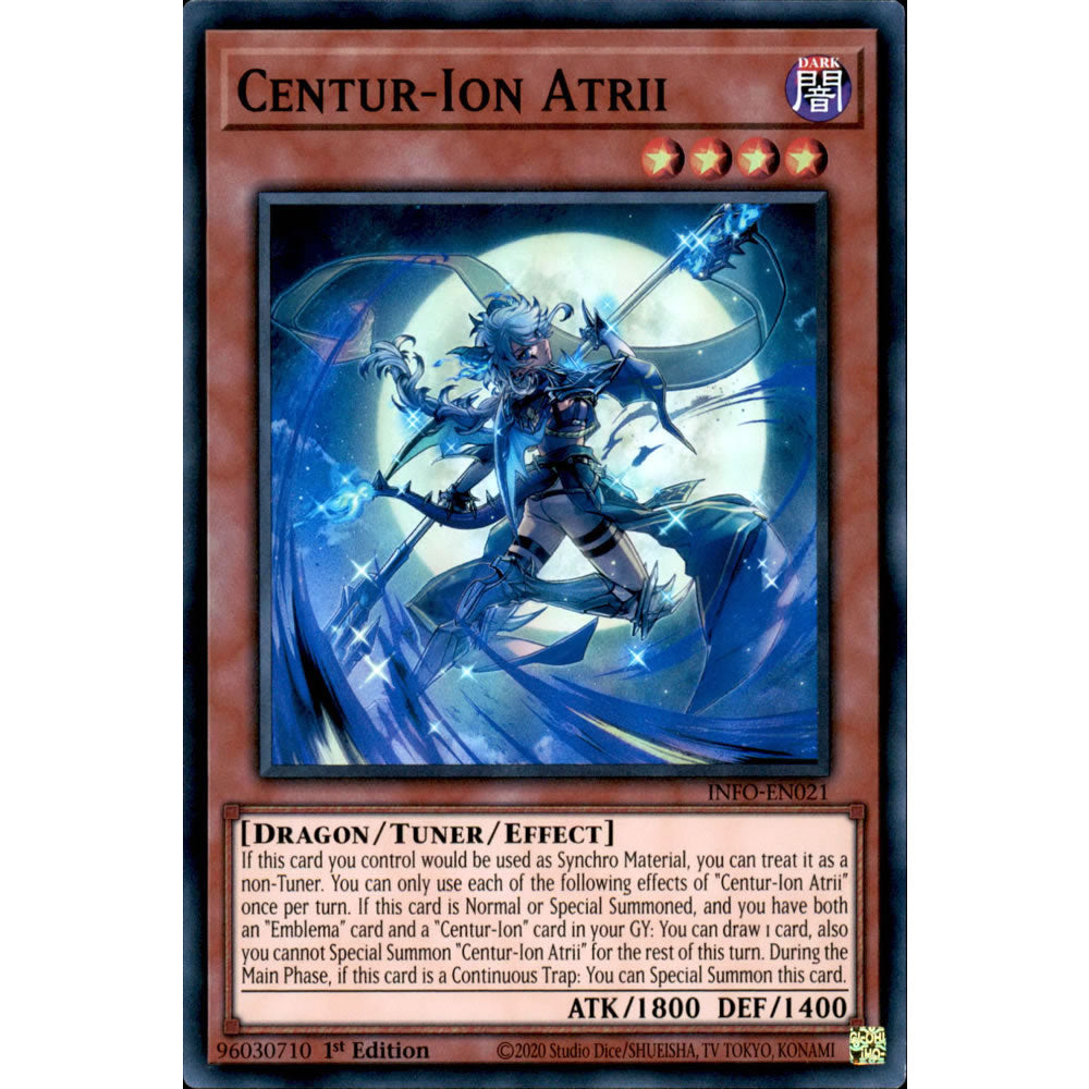 Centur-Ion Atrii INFO-EN021 Yu-Gi-Oh! Card from the The Infinite Forbidden Set