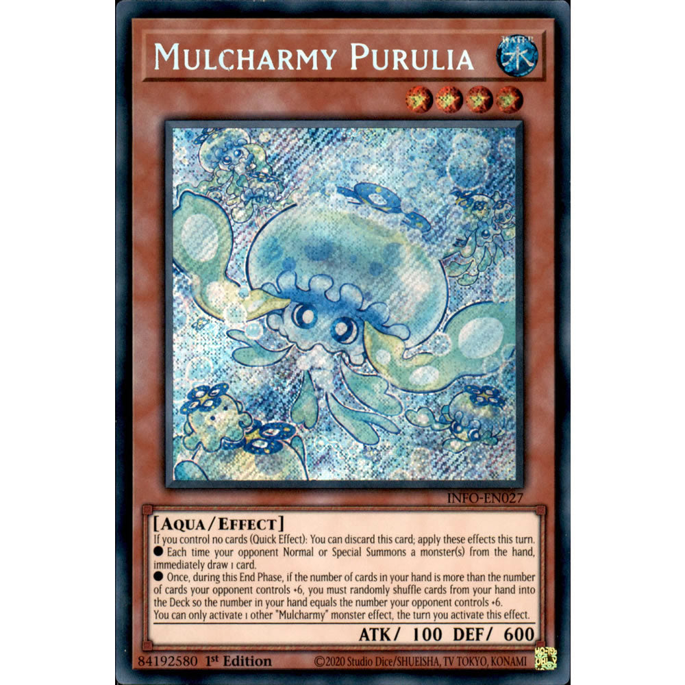 Mulcharmy Purulia INFO-EN027 Yu-Gi-Oh! Card from the The Infinite Forbidden Set