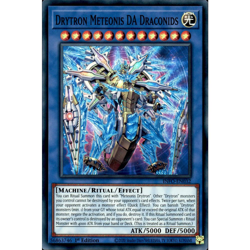 Drytron Meteonis DA Draconids INFO-EN032 Yu-Gi-Oh! Card from the The Infinite Forbidden Set