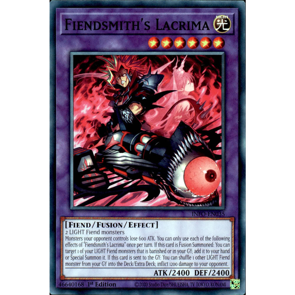 Fiendsmith's Lacrima INFO-EN035 Yu-Gi-Oh! Card from the The Infinite Forbidden Set