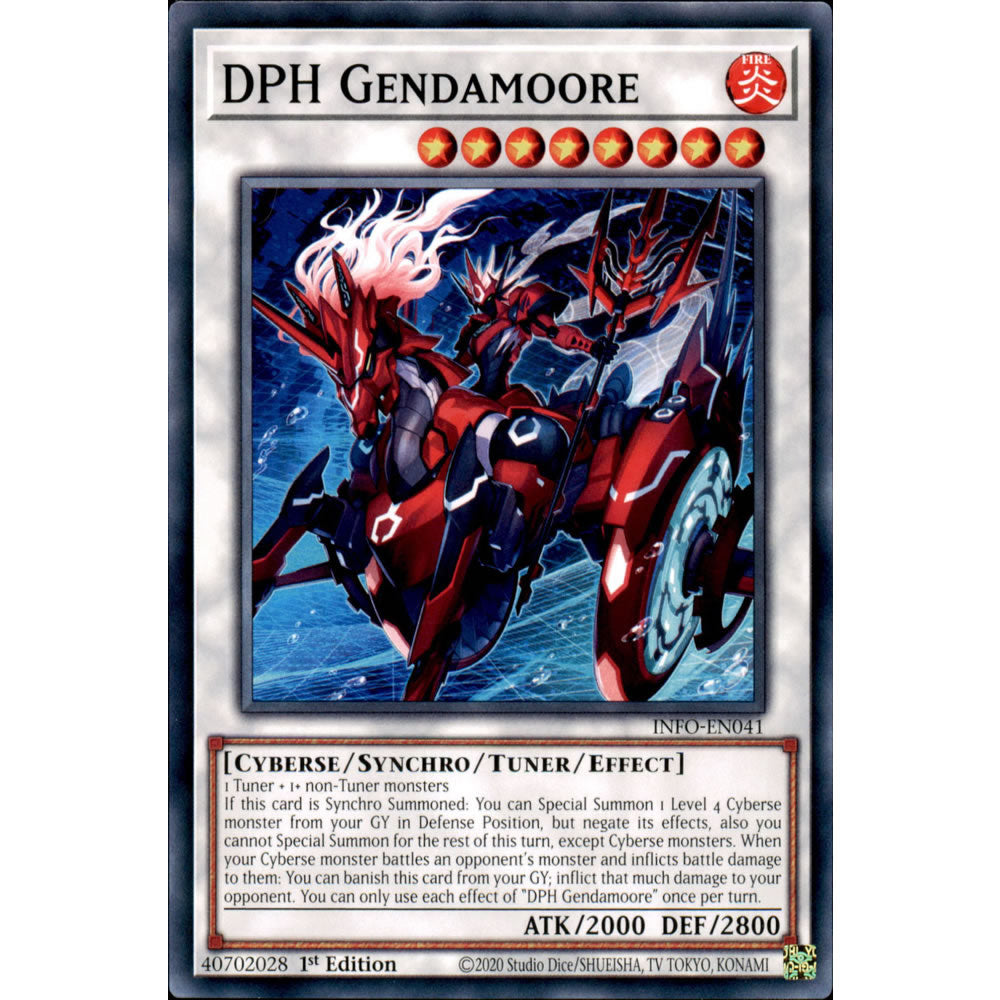 DPH Gendamoore INFO-EN041 Yu-Gi-Oh! Card from the The Infinite Forbidden Set