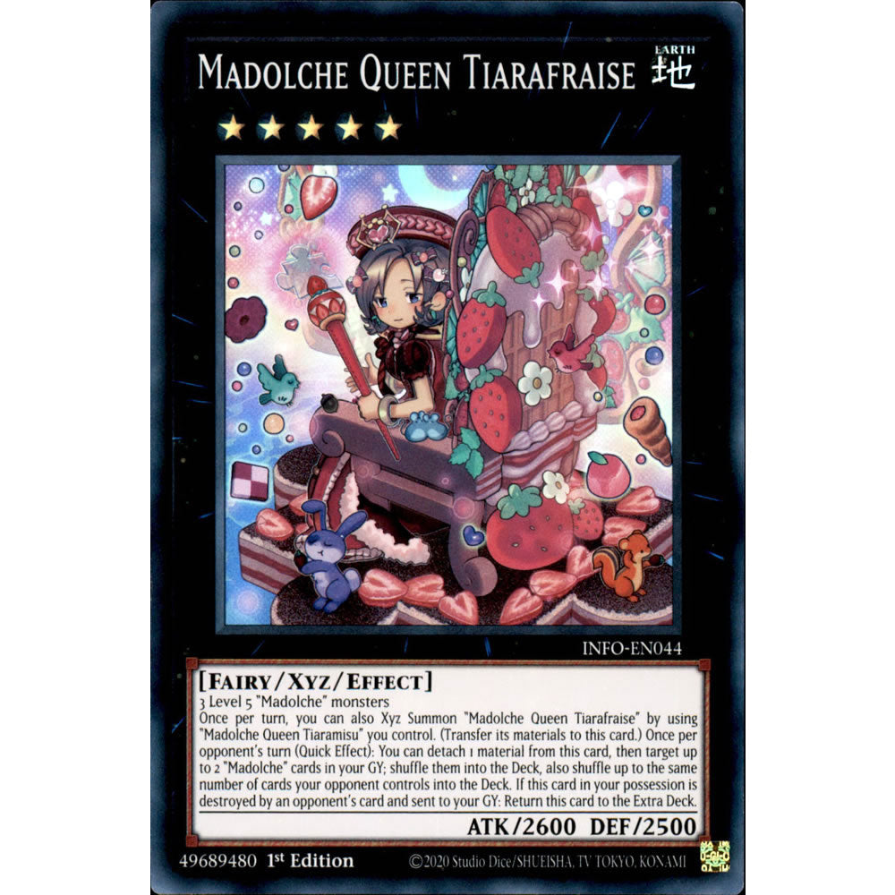 Madolche Queen Tiarafraise INFO-EN044 Yu-Gi-Oh! Card from the The Infinite Forbidden Set