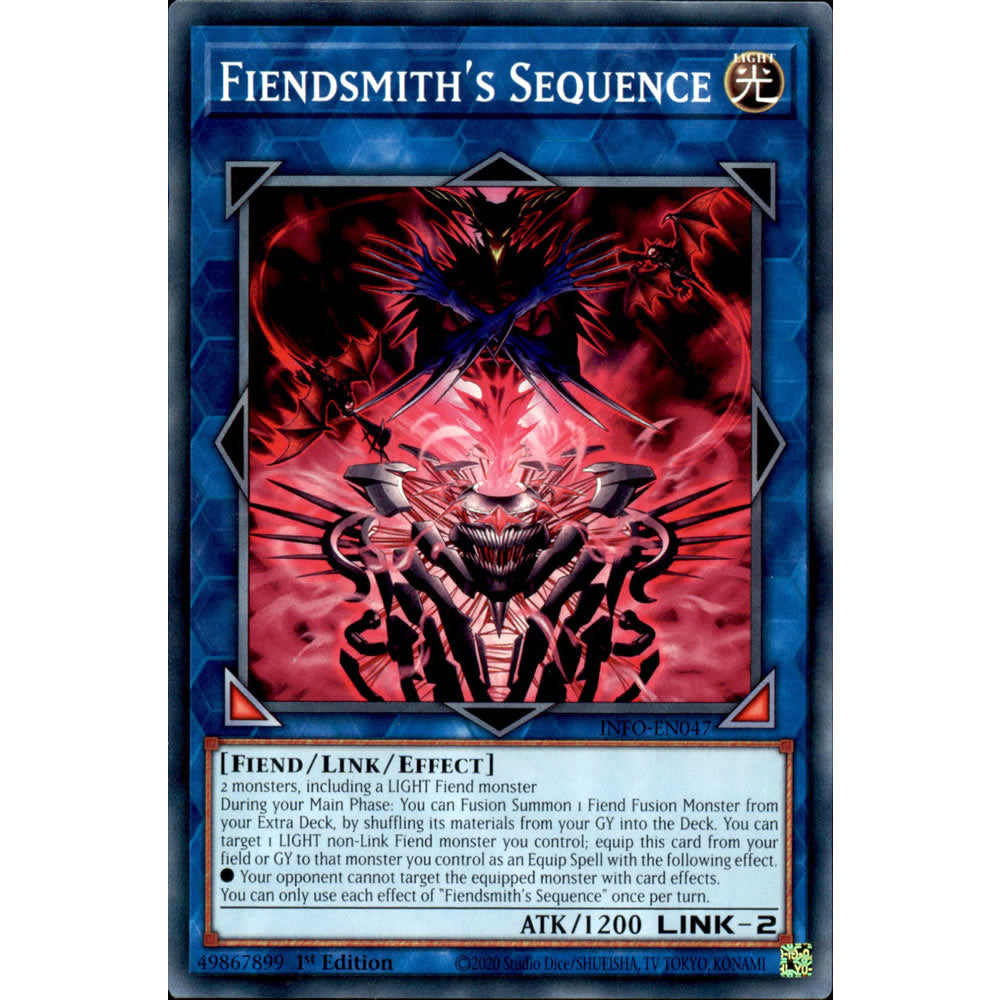 Fiendsmith's Sequence INFO-EN047 Yu-Gi-Oh! Card from the The Infinite Forbidden Set