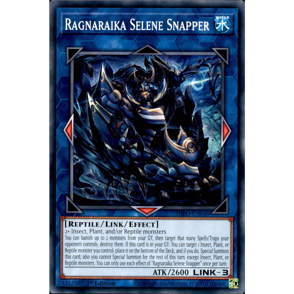 Ragnaraika Selene Snapper INFO-EN048 Yu-Gi-Oh! Card from the The Infinite Forbidden Set