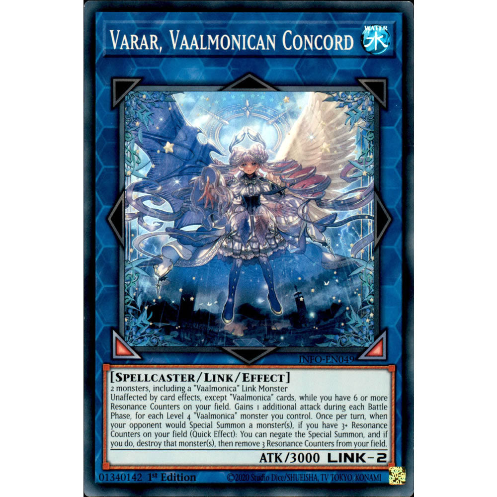 Varar, Vaalmonican Concord INFO-EN049 Yu-Gi-Oh! Card from the The Infinite Forbidden Set