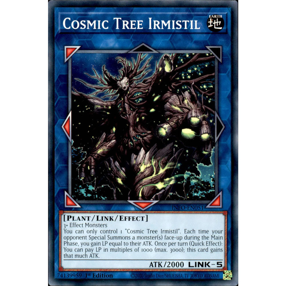 Cosmic Tree Irmistil INFO-EN051 Yu-Gi-Oh! Card from the The Infinite Forbidden Set