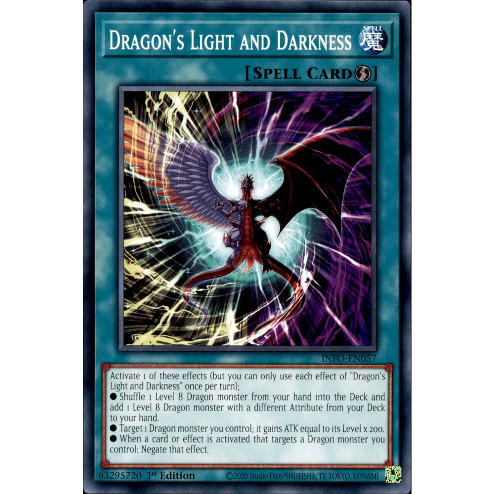 Dragon's Light and Darkness INFO-EN057 Yu-Gi-Oh! Card from the The Infinite Forbidden Set