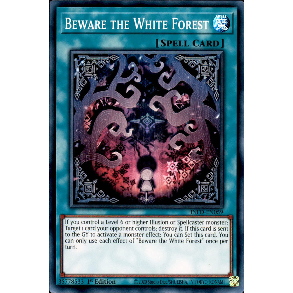 Beware the White Forest INFO-EN059 Yu-Gi-Oh! Card from the The Infinite Forbidden Set