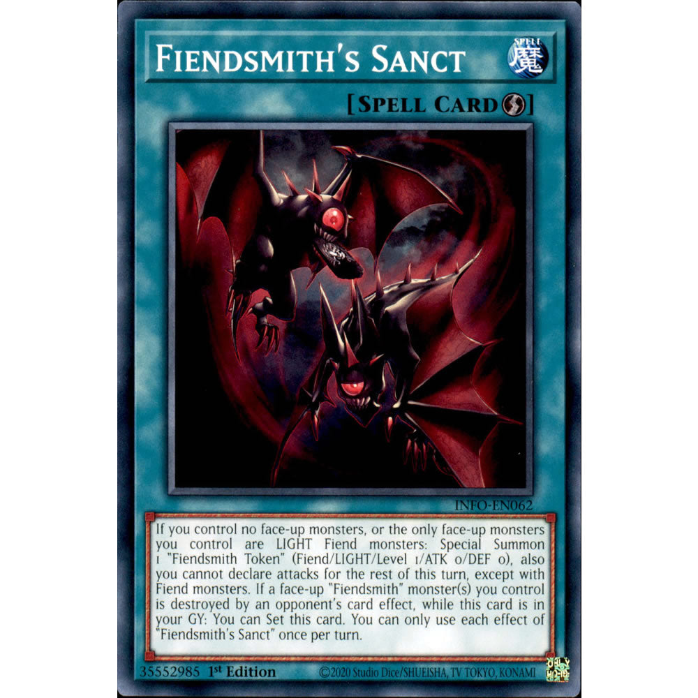 Fiendsmith's Sanct INFO-EN062 Yu-Gi-Oh! Card from the The Infinite Forbidden Set